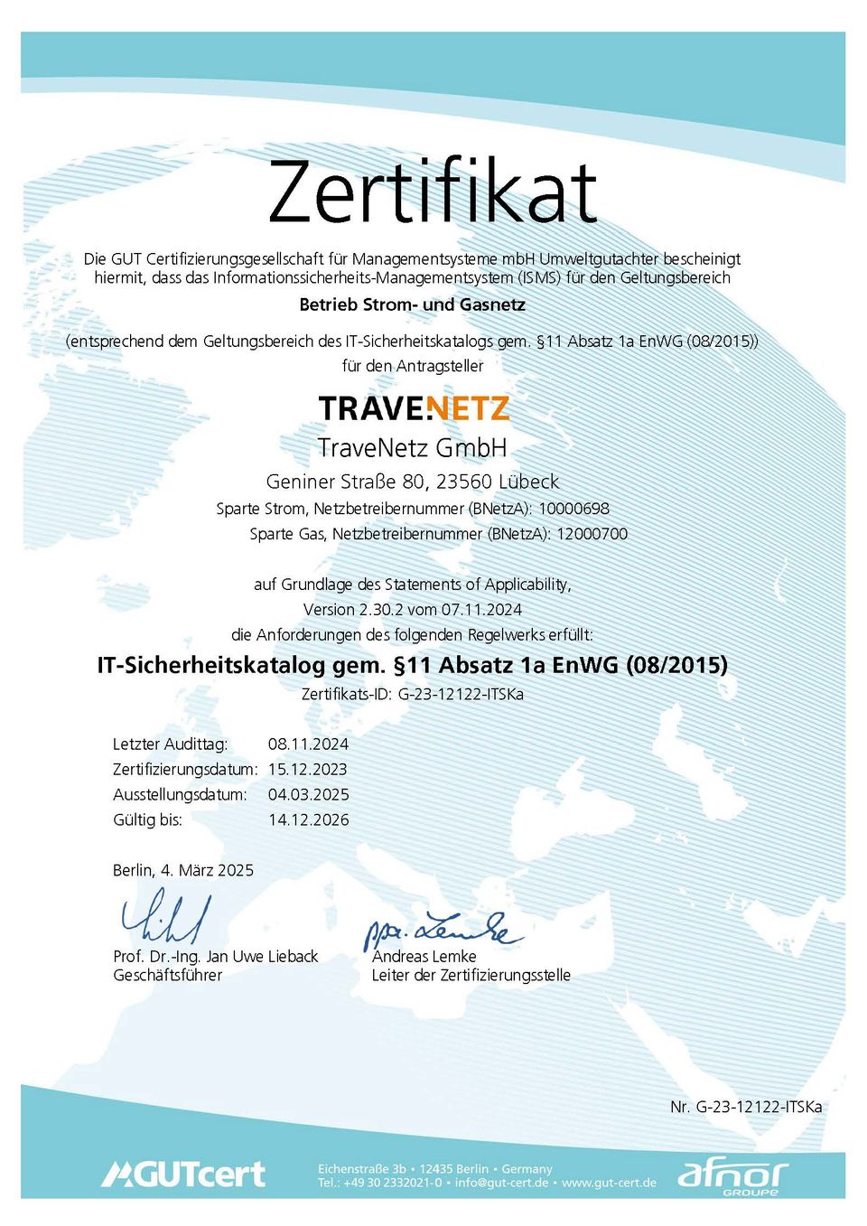 ITSKa: TraveNetz