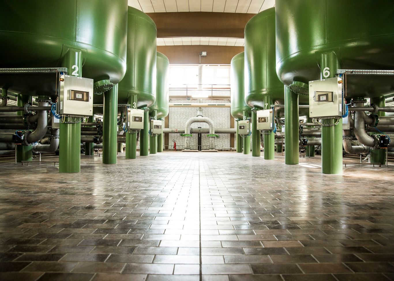 Ein Wasserwerk der Stadtwerke Lübeck GmbH
