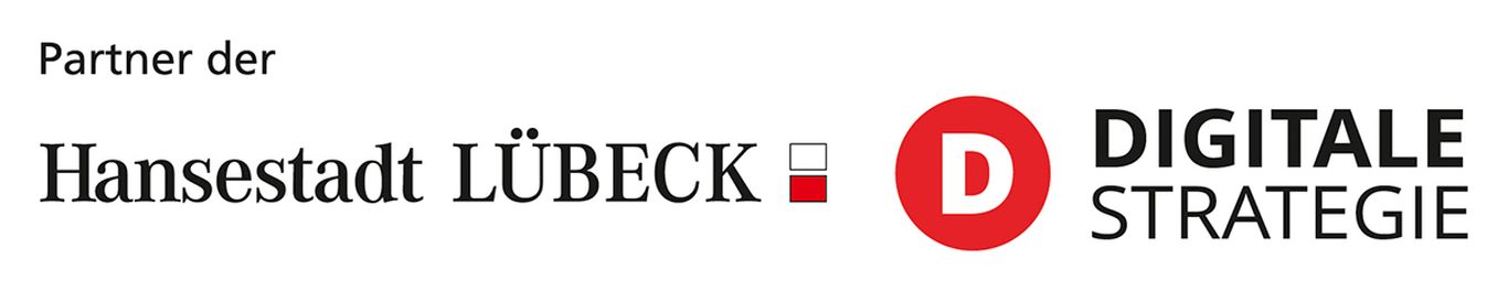 Logo: Partner der Digitalen Strategie der Hansestadt Lübeck
