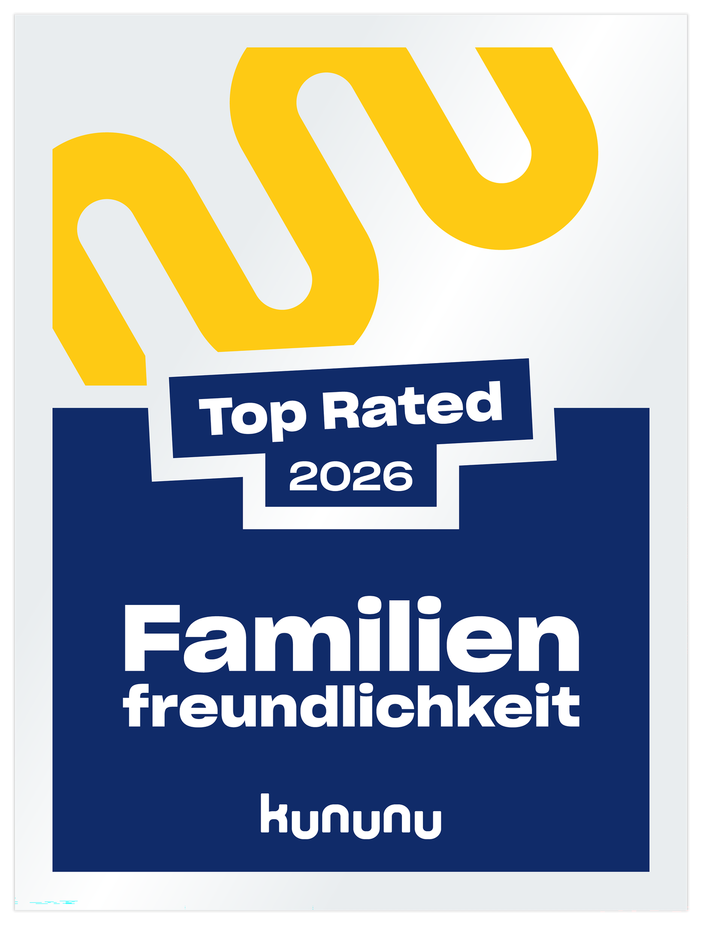 kununu-Siegel: TopRated2026 Familienfreundlichkeit