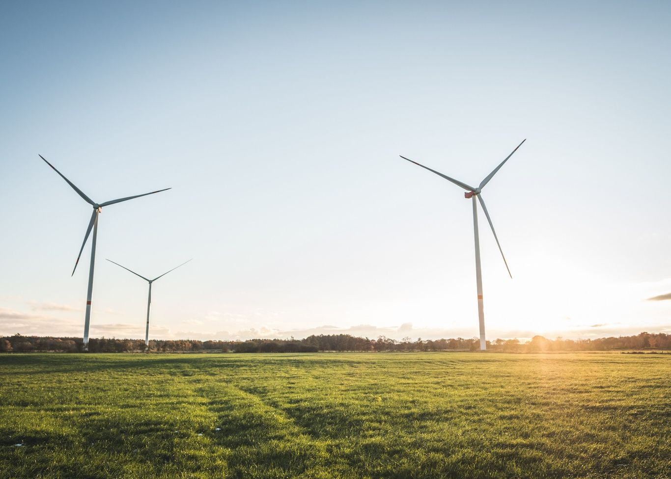 Windkraftanlagen im Windpark Bokel